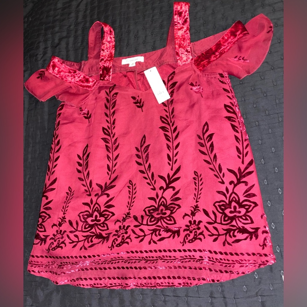Red dressy shirt